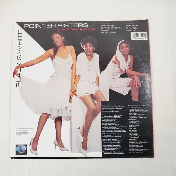 Pointer Sisters Black White Soul Funk Synth Pop Vinyl Record Album LP 1981 - Picture 3 of 5